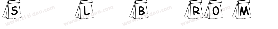 SummersLunchBags-R0vM字体转换