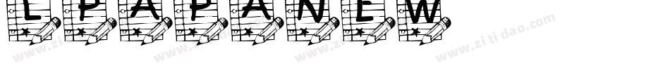 lpapanew字体转换
