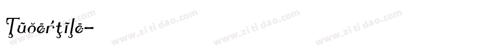 Tupertime字体转换