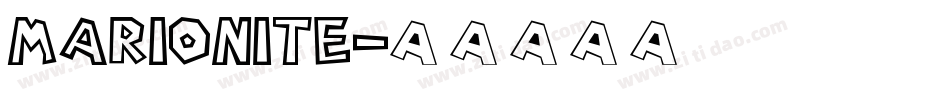 Marionite字体转换