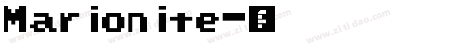 Marionite字体转换