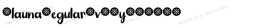 AlaunaRegular-vMWy字体转换