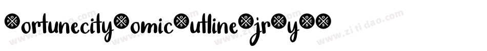 FortunecityComicOutline-jrWy字体转换