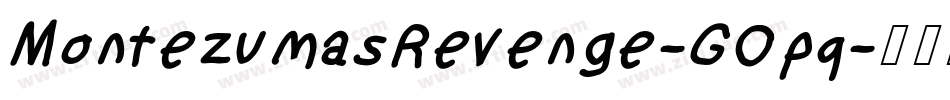 MontezumasRevenge-GOpq字体转换