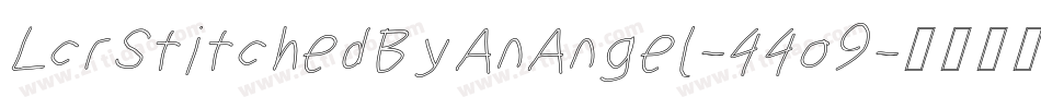 LcrStitchedByAnAngel-44o9字体转换