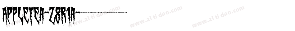 AppleTea-z8R1a字体转换