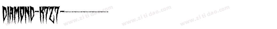 Diamond-K7z7字体转换