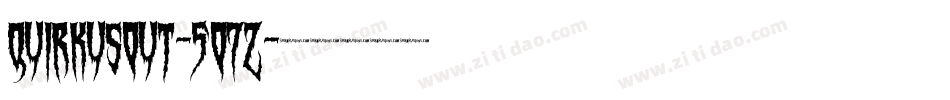 QuirkusOut-5O7z字体转换