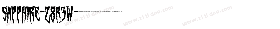 Sapphire-z8r3w字体转换
