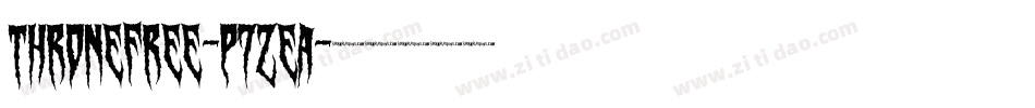 Thronefree-p7ZEa字体转换