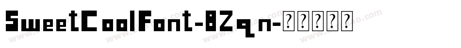 SweetCoolFont-8Zqn字体转换