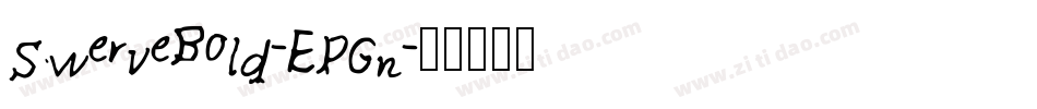 SwerveBold-EpGn字体转换
