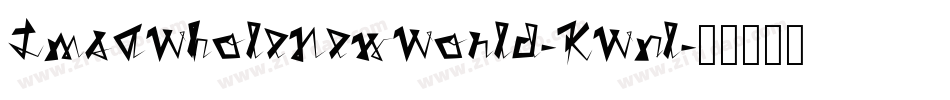LmsAWholeNewWorld-KWnl字体转换