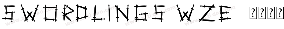 Swordlings-WZe9字体转换
