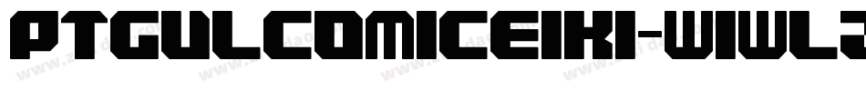 PtgulComicEiki-w1wl2字体转换