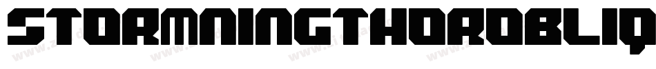 StormningThorOblique-A1WL字体转换