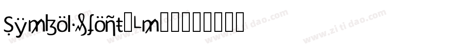 Symbolsfont-Lm23字体转换