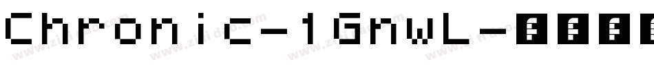 Chronic-1GnwL字体转换