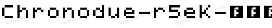 Chronodue-r5eK字体转换
