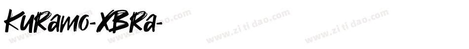 Kuramo-XBra字体转换