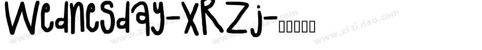 Wednesday-xRZj字体转换