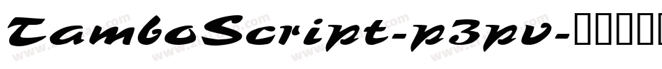 TamboScript-p3pv字体转换