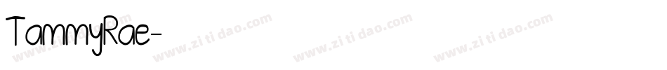 TammyRae字体转换