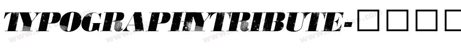 TypographyTribute字体转换