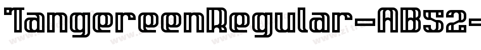 TangereenRegular-AB52字体转换