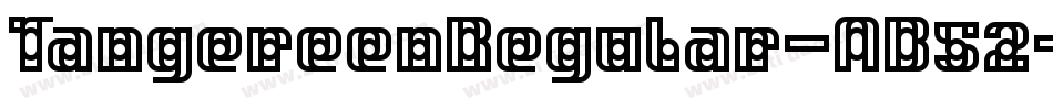 TangereenRegular-AB52字体转换