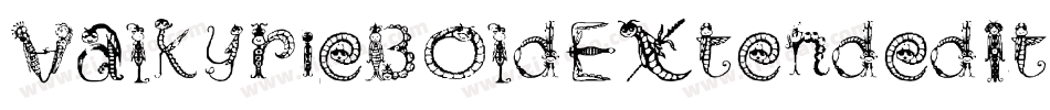 ValkyrieBoldExtendedItalic-WyWgV字体转换 ValkyrieBoldExtendedItalic-WyWgV字体转换