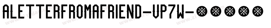 ALetterFromAFriend-VP7w字体转换