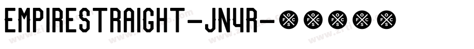 EmpireStraight-jn4R字体转换