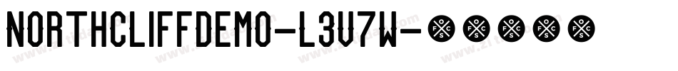 NorthcliffDemo-L3V7W字体转换 NorthcliffDemo-L3V7W字体转换
