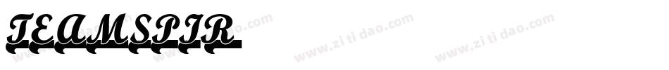 TEAMSPIR字体转换