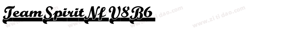 TeamSpiritNf-V8B6字体转换