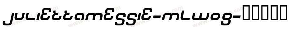 JuliettaMessie-mLWoG字体转换