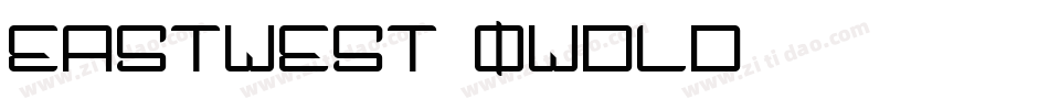 EastWest-0WDld字体转换