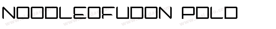 Noodleofudon-pDlD字体转换