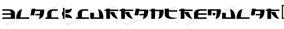 BlackCurrantRegular-R6x3字体转换