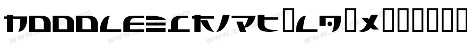 Noodlescript-lg6X字体转换
