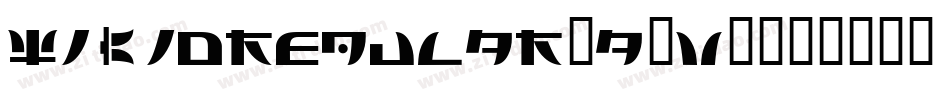 WikidRegular-A7v7字体转换