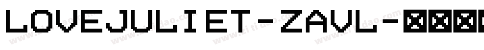 Lovejuliet-zAvL字体转换