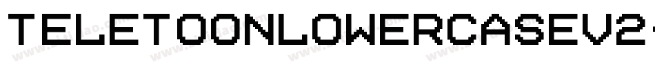 TeletoonLowercaseV2-MwBP字体转换