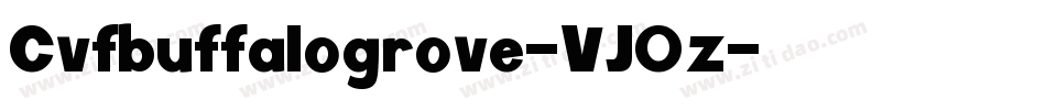 Cvfbuffalogrove-VJ0z字体转换