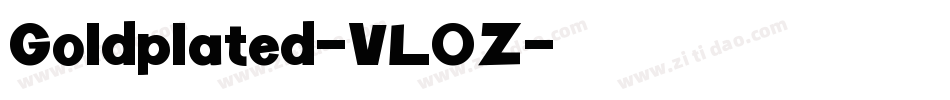 Goldplated-VL0Z字体转换