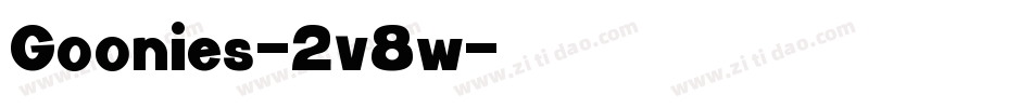 Goonies-2v8w字体转换