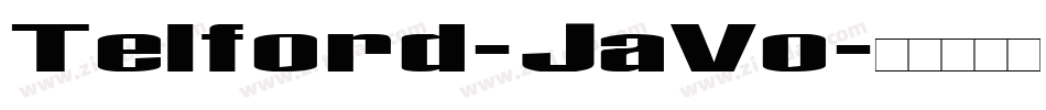 Telford-JaVo字体转换