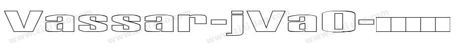 Vassar-jVaO字体转换