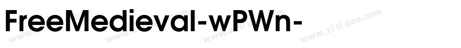 FreeMedieval-wPWn字体转换